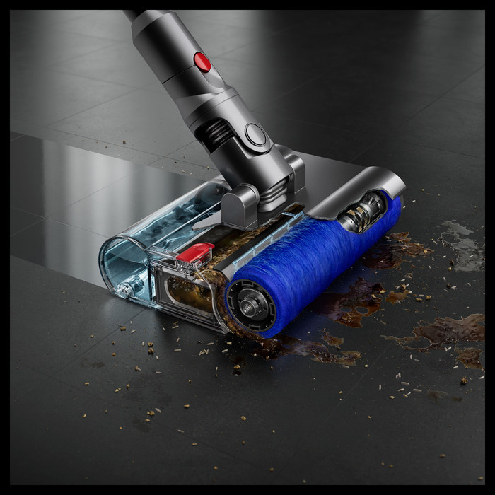 Dyson V12s Detect Slim Submarine produkt in gebrauch