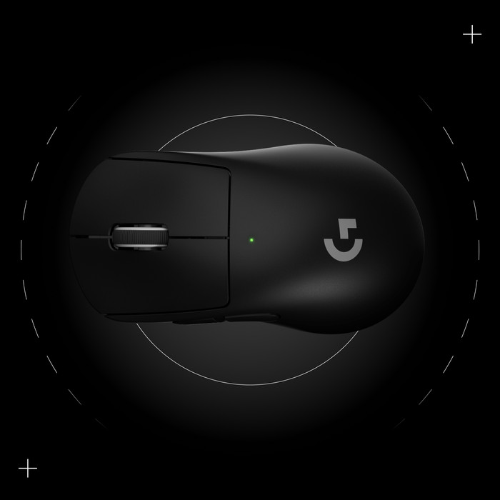 Logitech G PRO X Superlight 2 DEX Lightspeed Kabellose Gaming-Maus Schwarz visueller lieferant