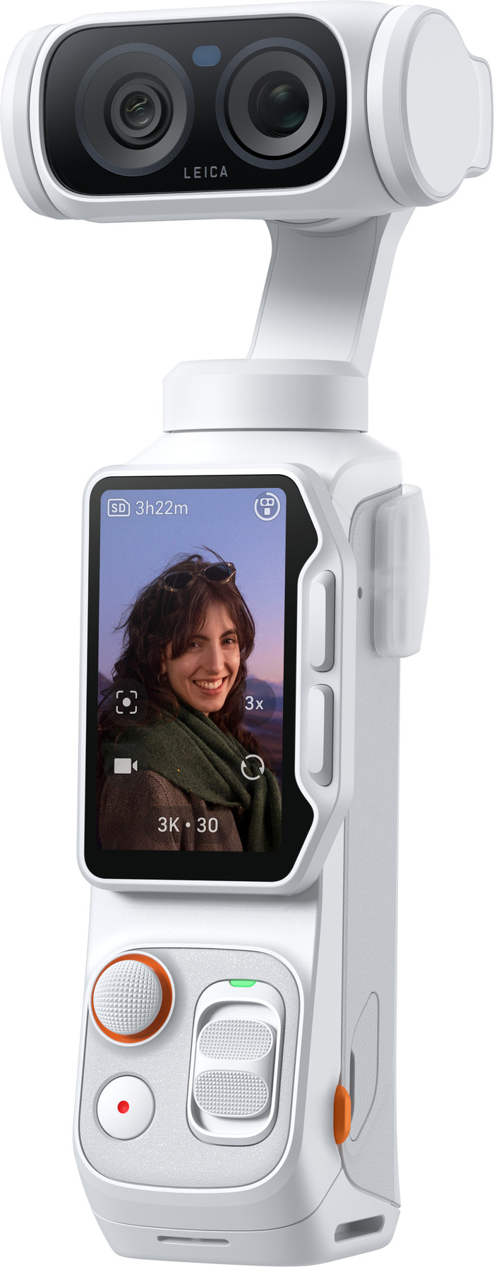 Insta360 Luna Ultra Weiß linke seite