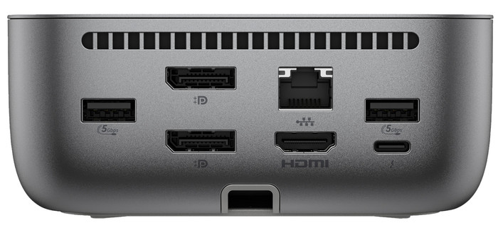HP Thunderbolt 4 100 W G6 Dockingstation rückseite