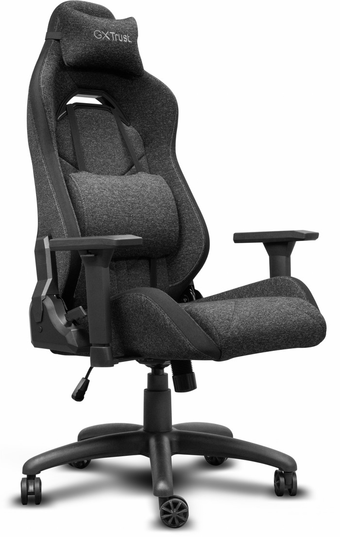 Trust GXT 723 Ruya Gaming-Stuhl Grau linke seite