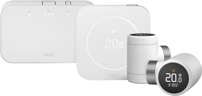 tado Kabelloser Smart-Thermostat X Multiroom Starterset 2. Generation (2 Thermostatköpfe) Main Image