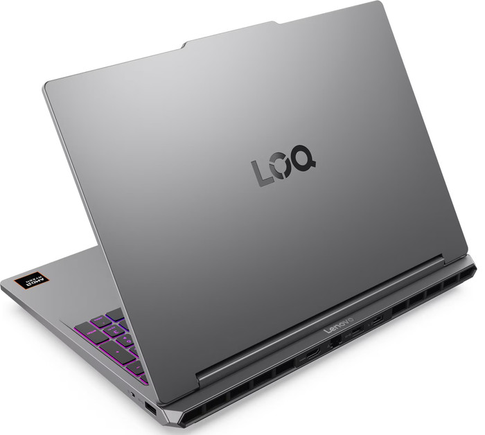 Lenovo LOQ 15AHP11 - 15,3" - AMD Ryzen 7 - 16GB RAM/1TB SSD - RTX 5050 rückseite