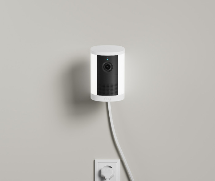 Ring Spotlight Kamera 2. Generation Stecker Schwarz detail