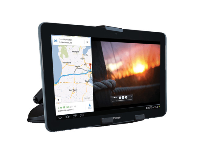 AnyGrip Tablet Universal-Autohalterung produkt in gebrauch