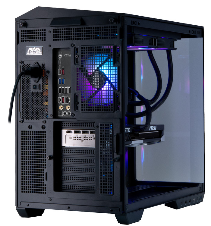Cobalt x POWERED BY MSI - Tier 3 - RTX 5080 - Ryzen 7 9800X3D - 64GB - 4TB SSD back