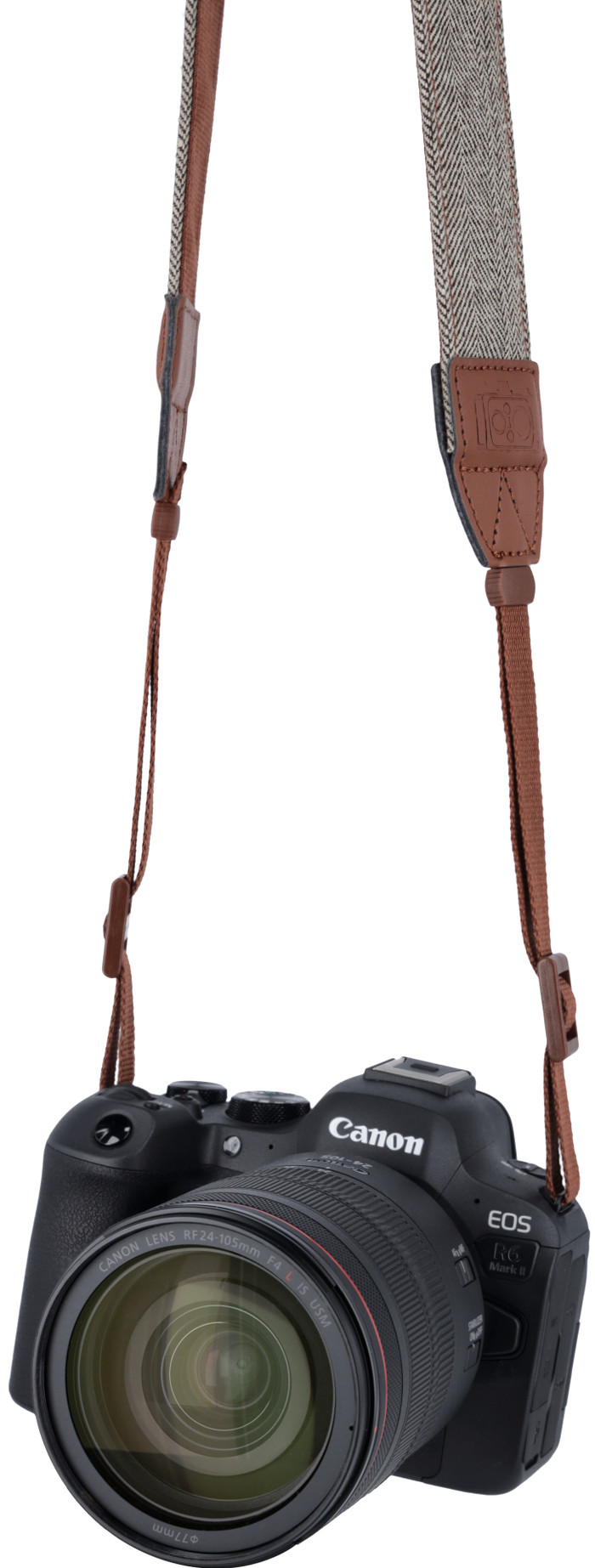 Rollei Camera Strap Brown product in use