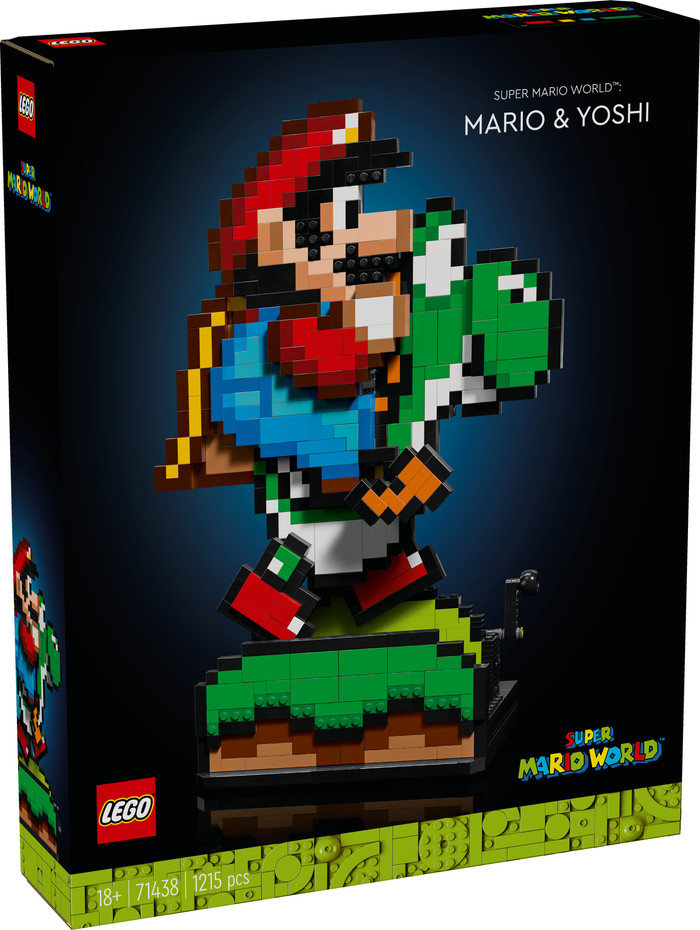 LEGO Super Mario World: Mario und Yoshi 71438 verpackung