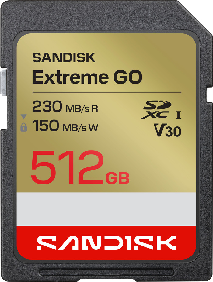 SANDISK Extreme GO SDXC 512 GB 230 MB/s Main Image