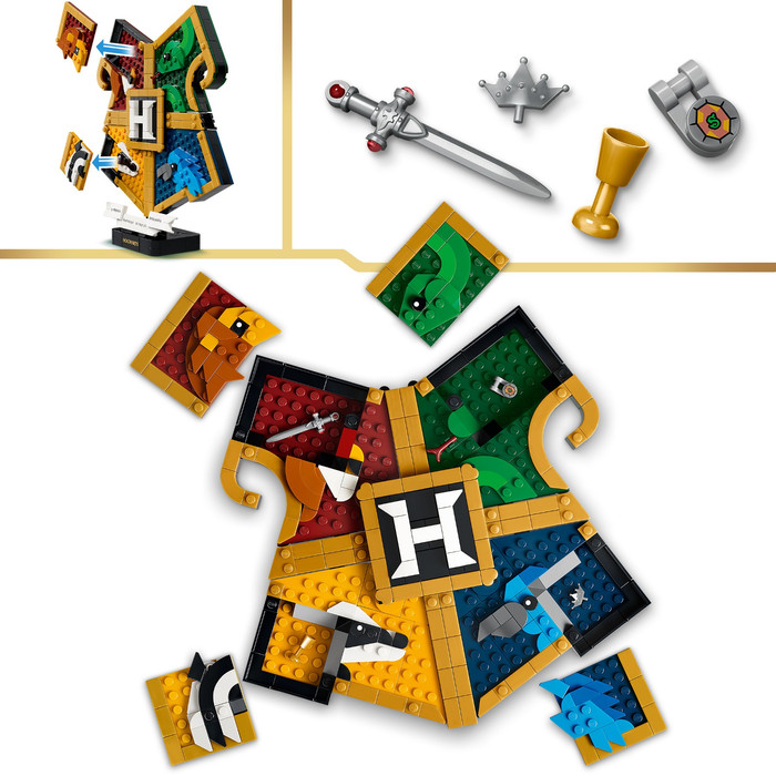 LEGO Harry Potter Hogwarts Hauswappen 76462 visueller lieferant