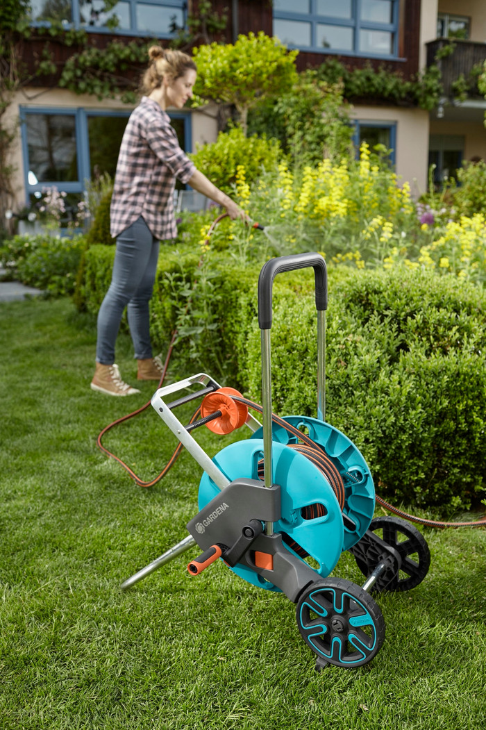 Gardena CleverRoll M Easy Set produkt in gebrauch