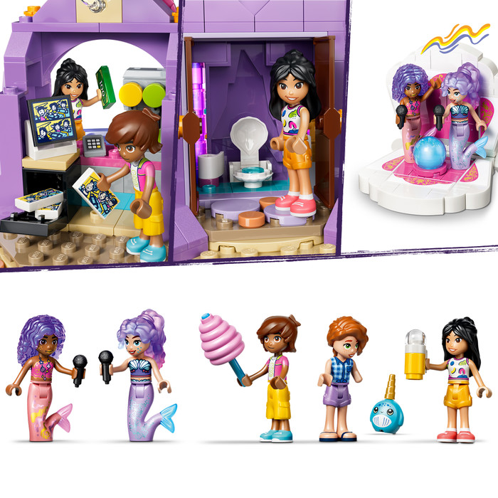 LEGO Friends Mermaid Roller Coaster Ride 42703 product in use