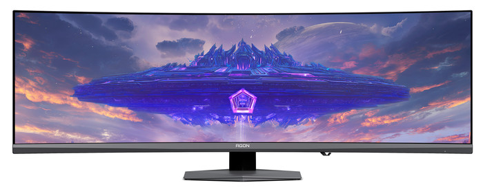AOC AGON PRO AGP497UCZD QD-OLED Curved vorne