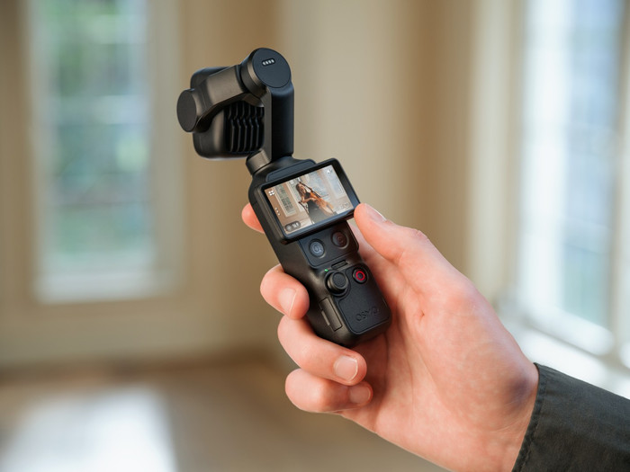 DJI Osmo Pocket 4P (Pro) produkt in gebrauch