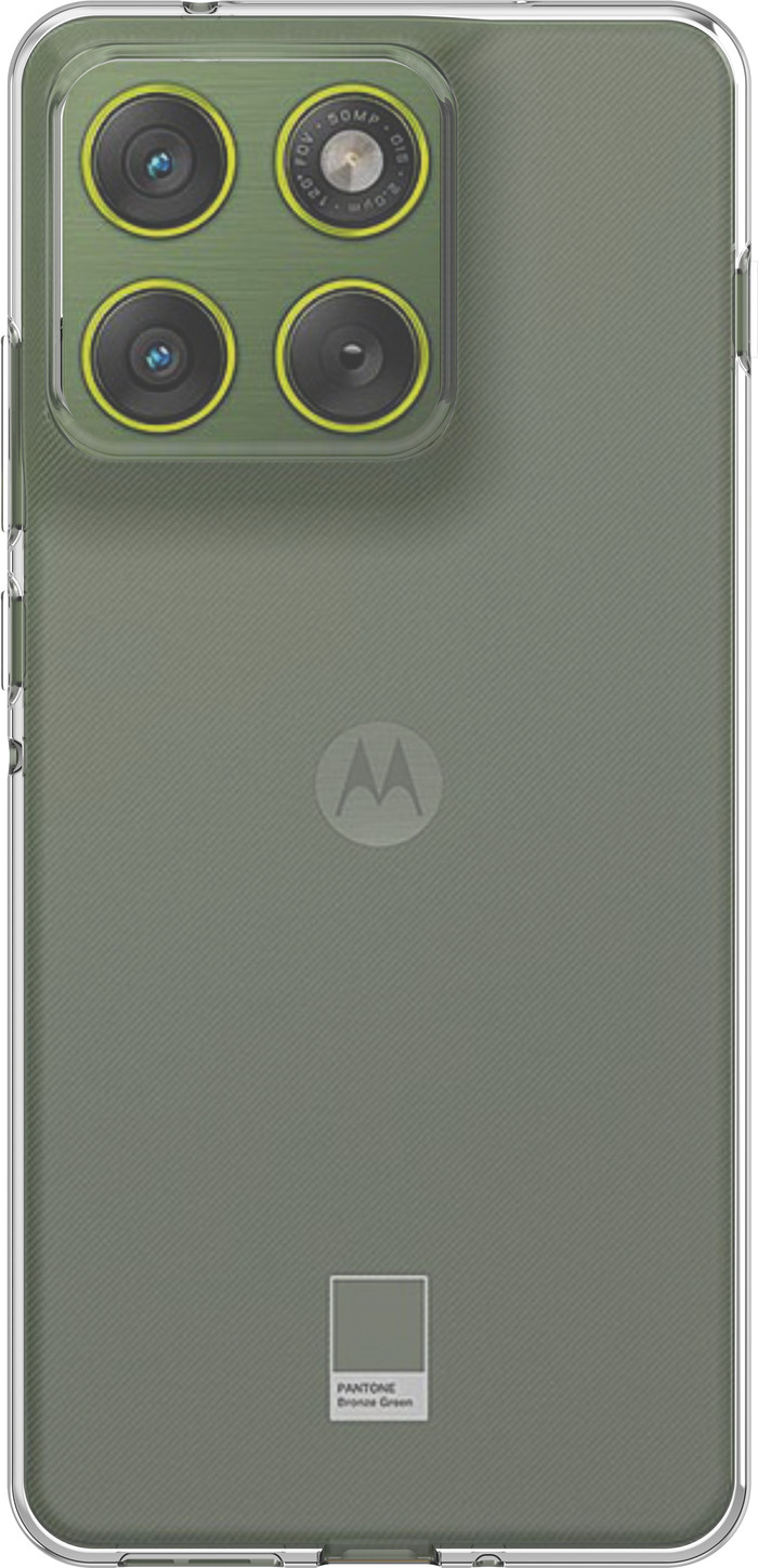 Just in Case Soft Design Motorola Edge 70 Back Cover Transparent Main Image