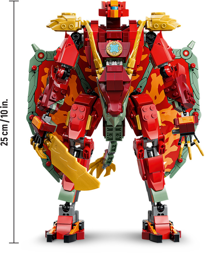 LEGO Ninjago Wyldfyres Drachenmech 71868 detail