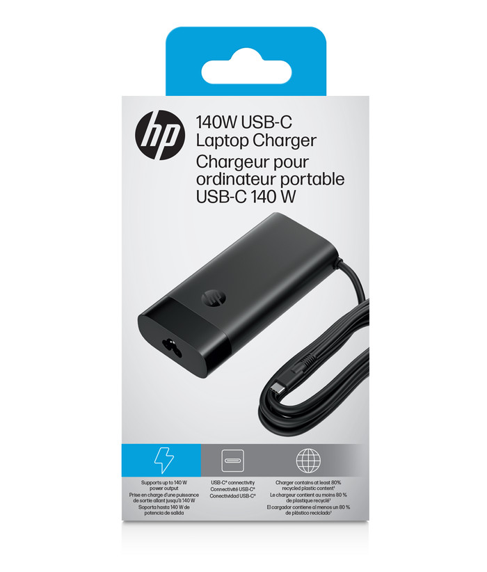 HP 140 W USB-C Laptop-Ladegerät EURO verpackung