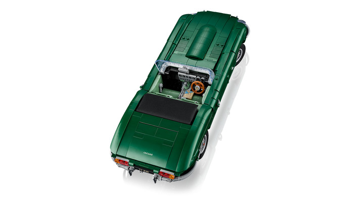 LEGO Icons Jaguar E-Type 11381 product in use