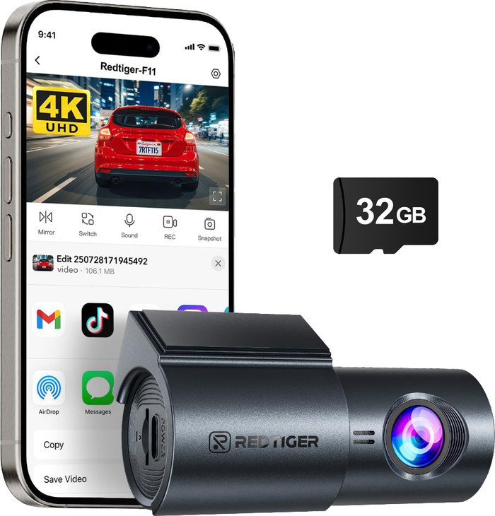 Redtiger F11 4K 1CH WLAN 32GB visueller lieferant