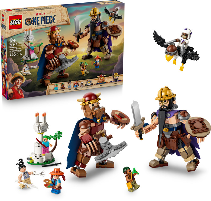 LEGO One Piece Dorry vs Brogy - Giants of Little Garden 75644 right side