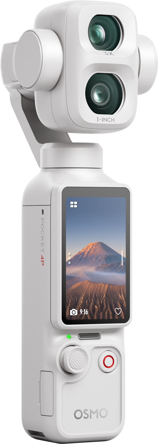 DJI Osmo Pocket 4P (Pro) Creator Combo Weiß rechte seite
