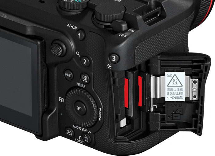 Canon EOS R6 V detail