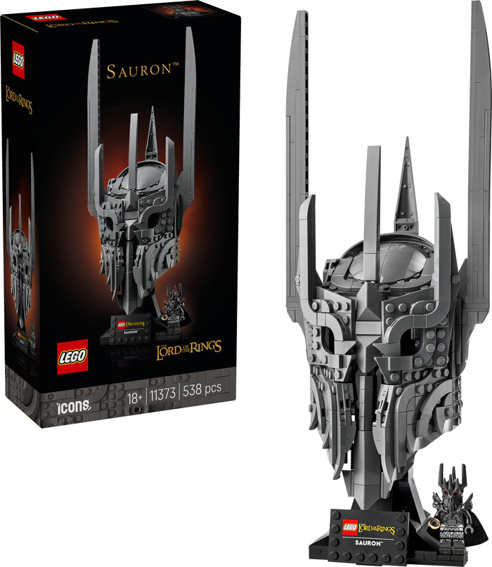 LEGO Icons Der Herr der Ringe: Saurons Helm 11373 rechte seite