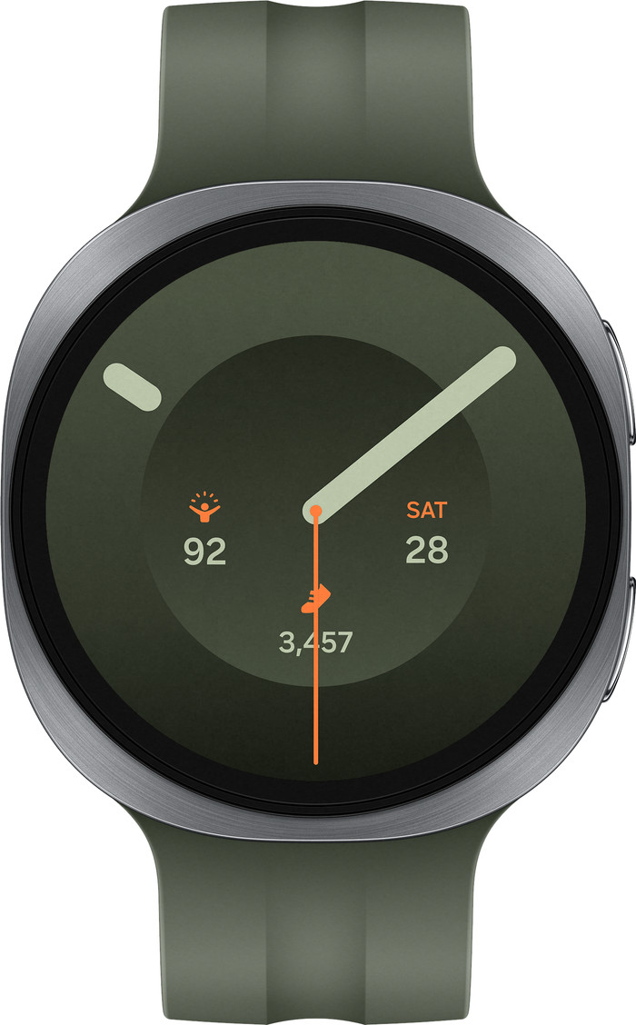 Samsung Galaxy Watch 9 Silver/Green 44mm front