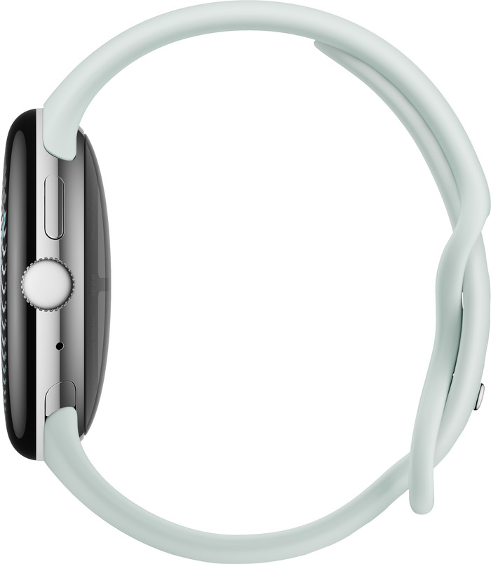 Google Pixel Watch 5 Silber 45 mm linke seite