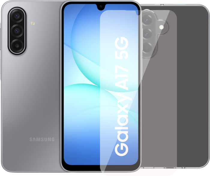 Samsung Galaxy A17 128GB Grau 5G + Zubehörset Main Image