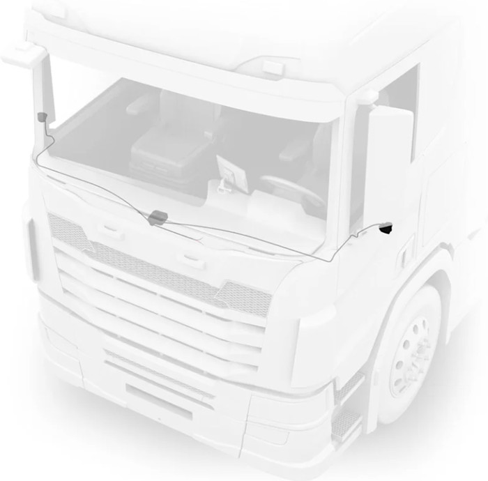 Garmin Dezl DualView produkt in gebrauch
