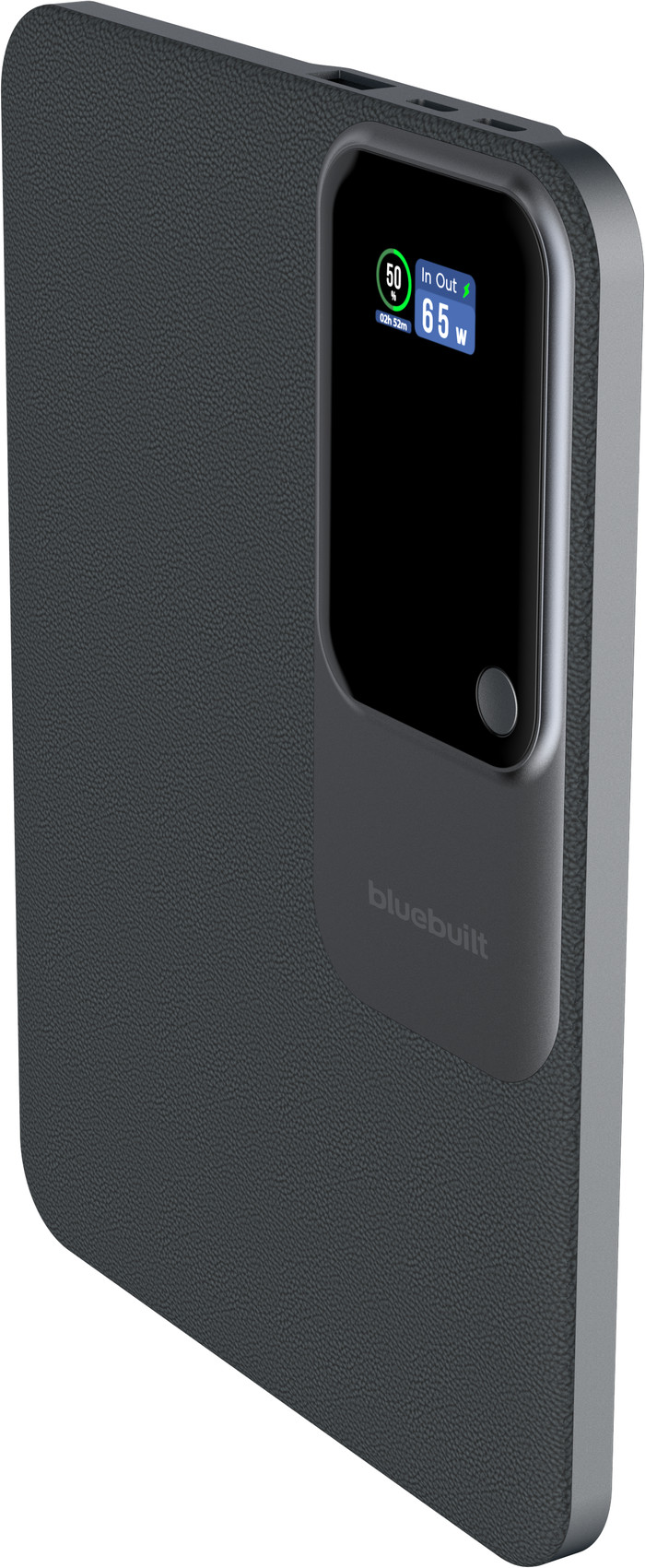 BlueBuilt Powerbank Ultra Slim 15.000 mAh mit Schnellladefunktion 65 Watt rechte seite