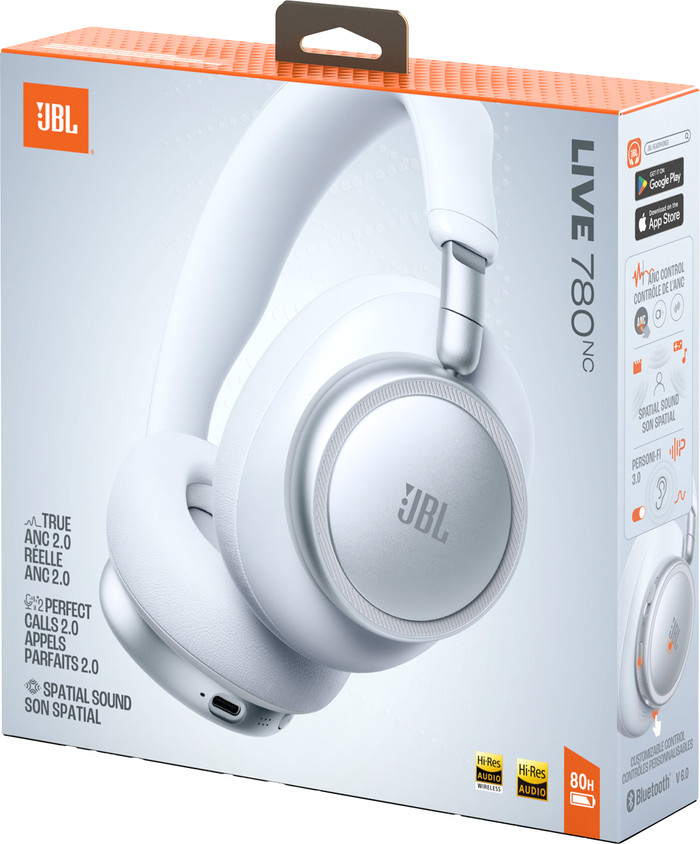 JBL Live 780NC Weiß verpackung