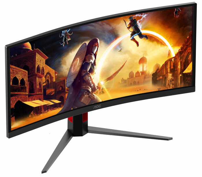 AOC AGON CU34G4CAP Curved vorne