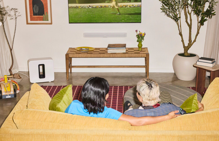 Sonos Beam Ultra Weiß produkt in gebrauch