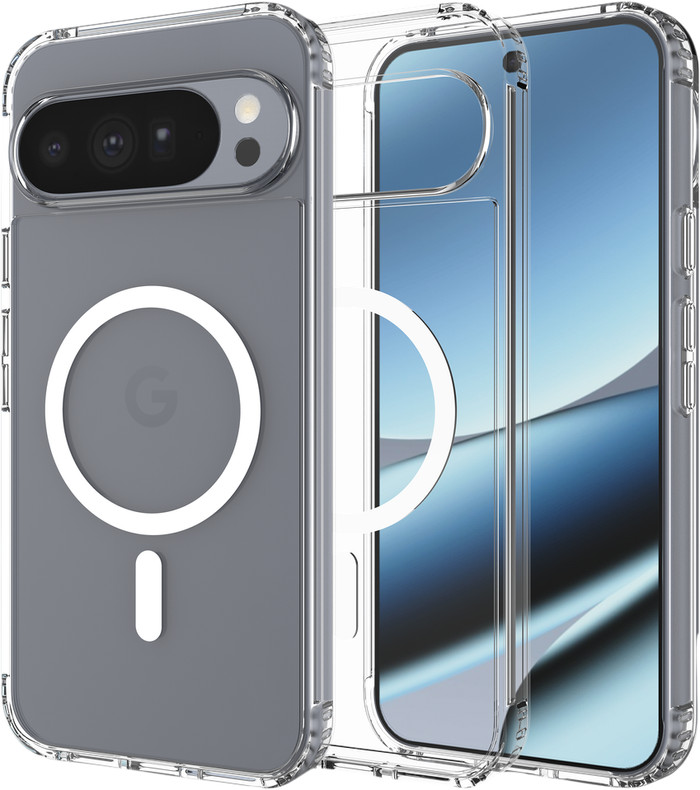 Just in Case Google Pixel 11 Pro XL / 10 Pro XL Backcover mit Magnet Transparent innen