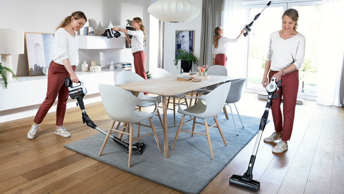 Bosch Unlimited 7 BSS715CARP produkt in gebrauch