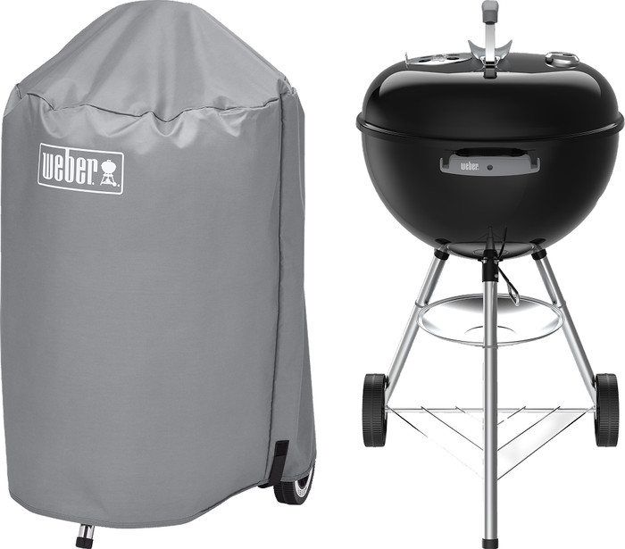 Weber Original Kettle 47 cm Schwarz + Weber Abdeckung 47 cm Main Image