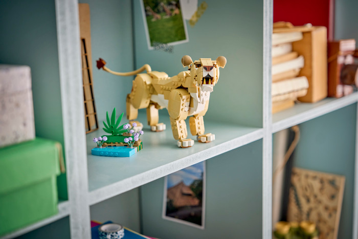 LEGO Creator 3-in-1-Sets Wilde Tiere: Majestätischer Löwe 31386 produkt in gebrauch