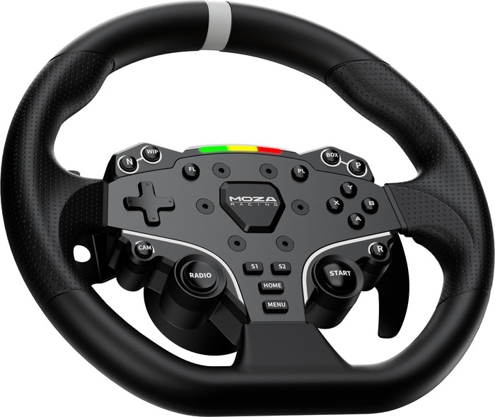Moza R3 PC Bundle Racing Wheel + Pedals left side