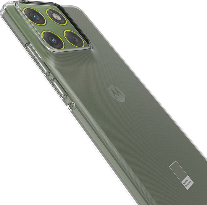 Just in Case Soft Design Motorola Edge 70 Back Cover Transparent bottom