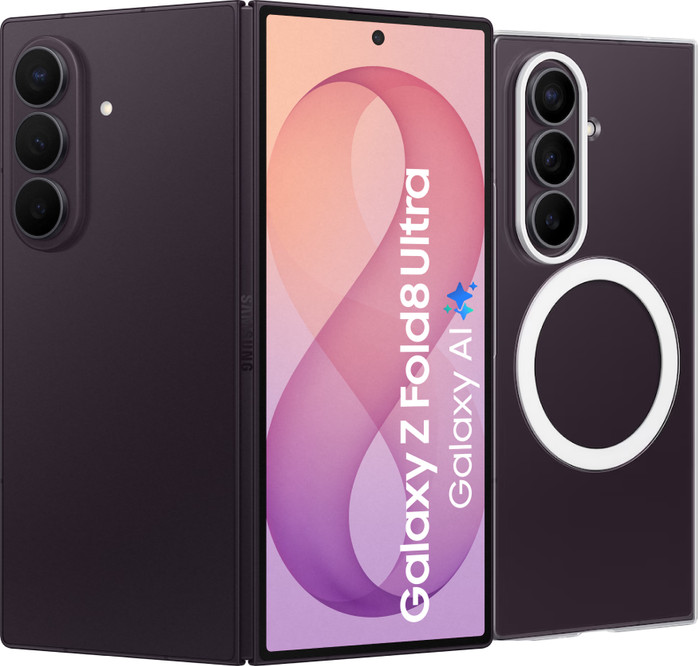 Samsung Galaxy Z Fold8 Ultra 256GB Lila 5G + Carbon Backcover mit Magnet Schwarz Main Image