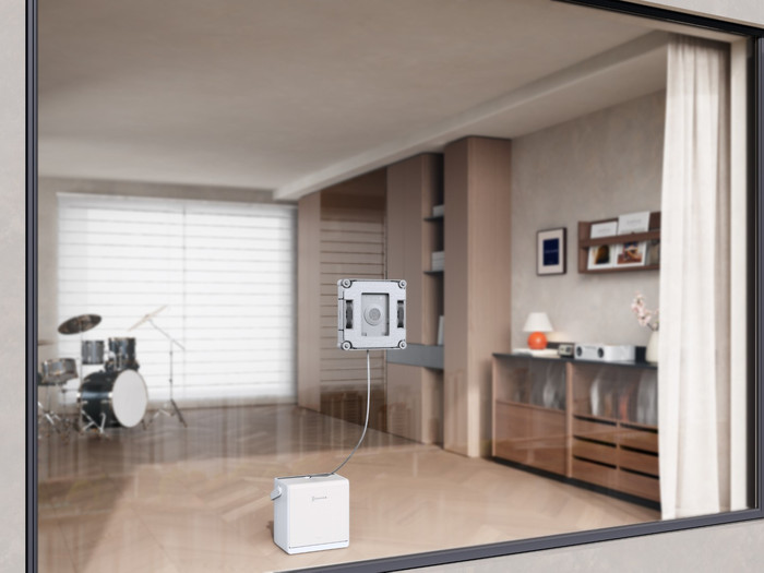 Ecovacs WINBOT W2S Pro Omni product in use
