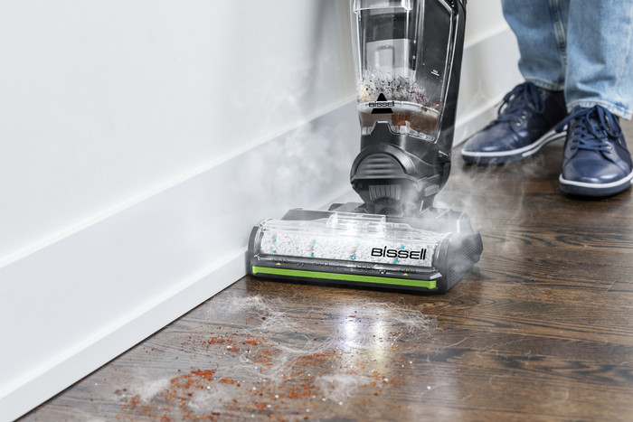 Bissell CrossWave Hydrosteam PET Pro produkt in gebrauch