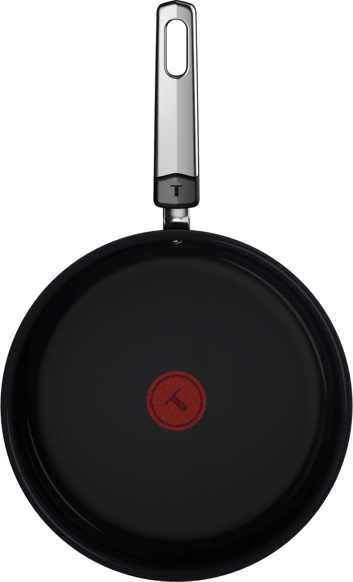 Tefal Ceramic Control Grey Schmorpfanne 24 cm + Deckel oberseite