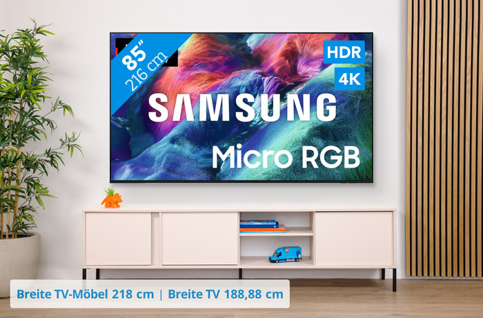 Samsung 85 Zoll Micro RGB R85H (2026) visuelles Coolblue 1