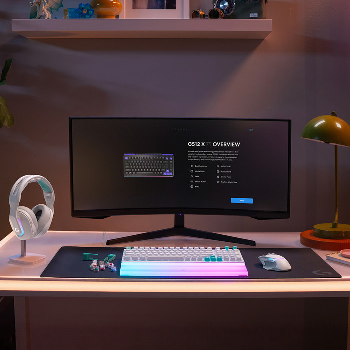 Logitech G512 X 98 Gaming-Tastatur QWERTZ Weiß visueller lieferant