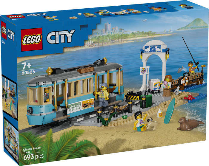 LEGO City Klassische Strandstraßenbahn 60506 verpackung