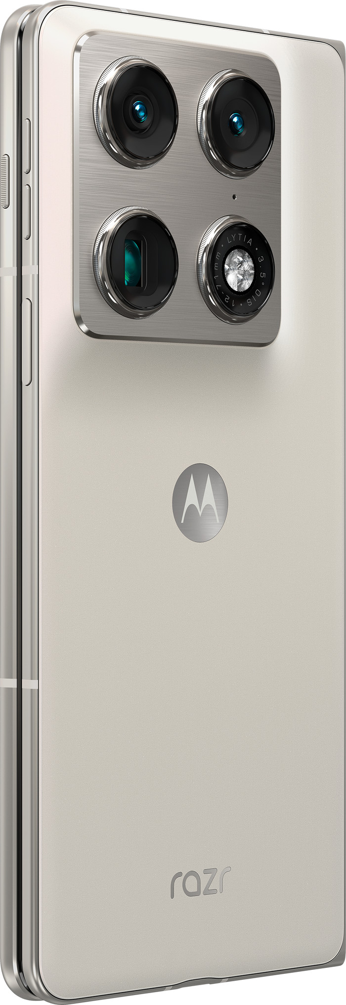 Motorola Razr Fold 512GB Weiß 5G rückseite