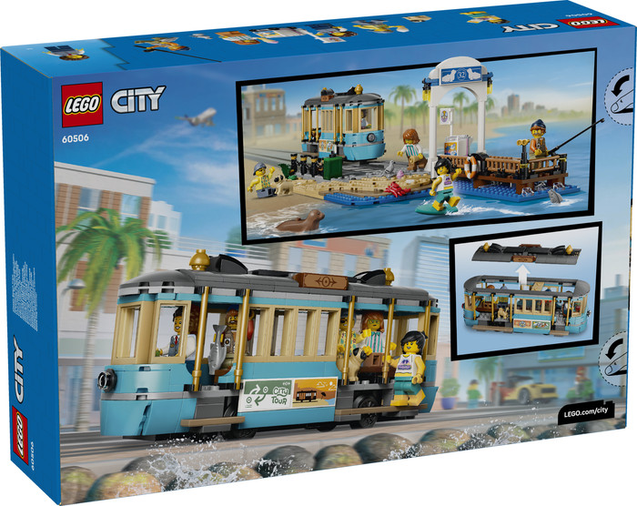 LEGO City Klassische Strandstraßenbahn 60506 verpackung